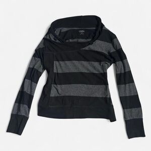 Calvin Klein striped black & grey cardigan